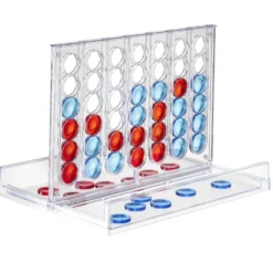 Jeu 4 d'affilés transparent