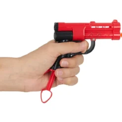 Jeu de cible pour toilettes avec pistolet fléchettes et cible