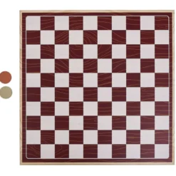Jeu de dames en bois