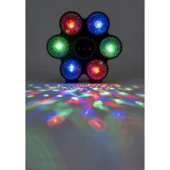 Jeu de lumière 6 boules disco RGB 3 programmes 24x22,8cm
