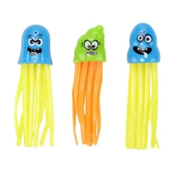 Jeu de plongée lesté pieuvre plastique 5x15cm (3 pièces)