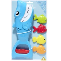 Jeu de plongée requin attrape poisson en plastique (5 pièces)