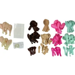 Kit arche à ballons pastel 96 pièces