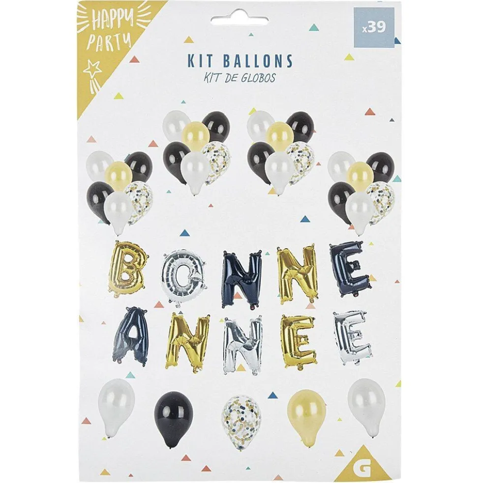 Kit ballon Bonne Année x 39