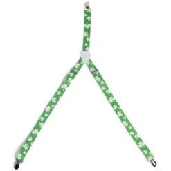Kit bretelles, lunettes et noeud papillon Saint-Patrick vert
