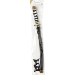 Kit d'accessoire ninja pour enfant avec sabre et 2 étoiles