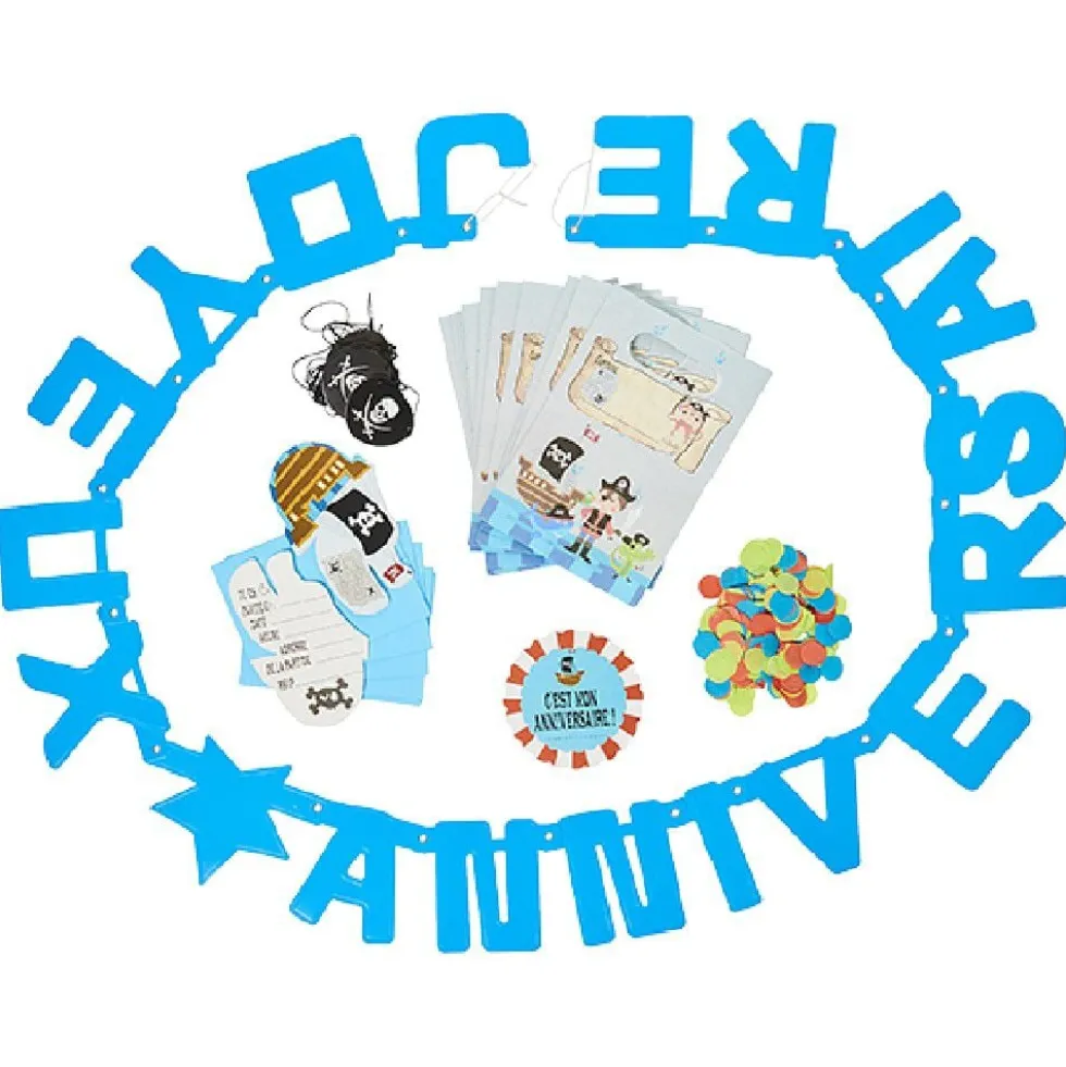 Kit déco anniversaire thème pirate