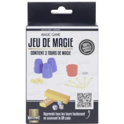 Kit jeu de magie 3 tours faciles (3 modèles)