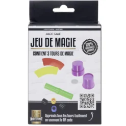 Kit jeu de magie 3 tours faciles (3 modèles)