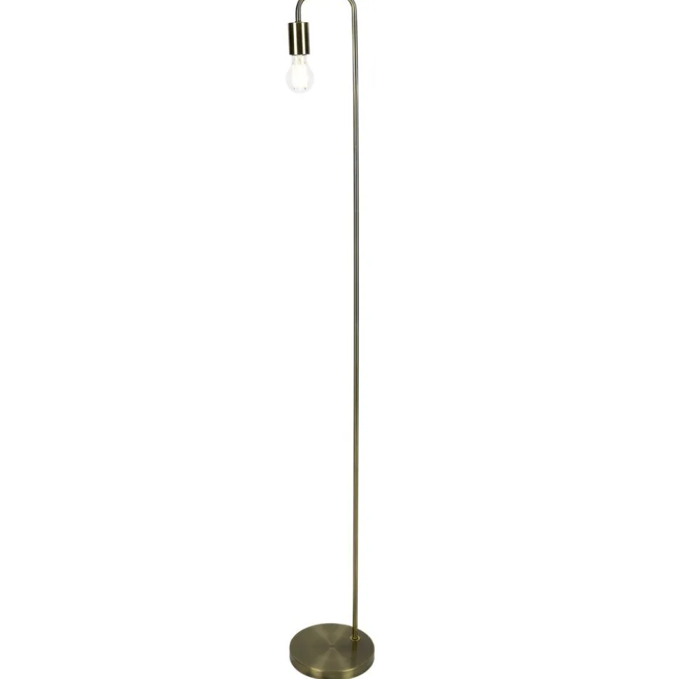 Lampadaire filaire doré Ø20xH150cm