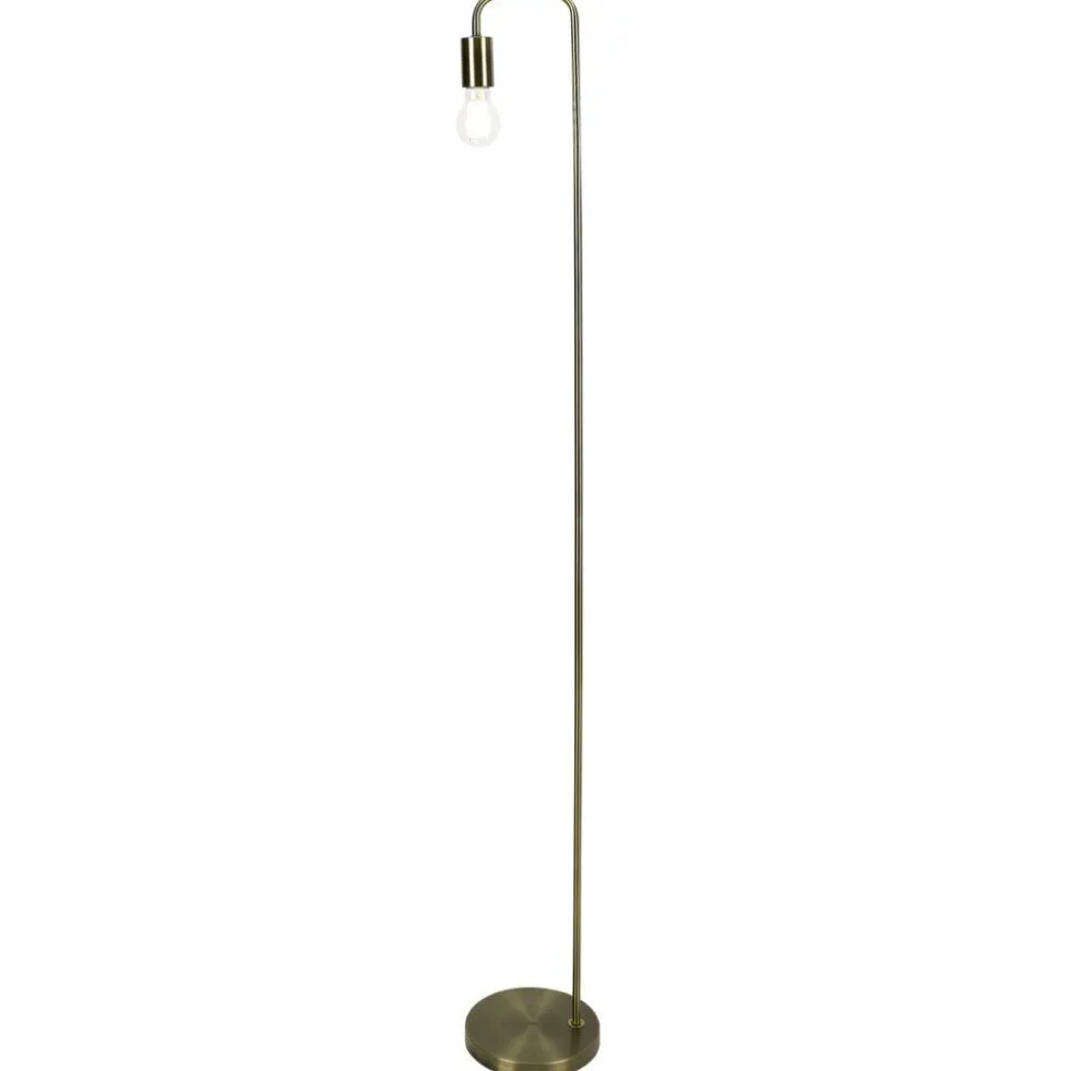 Lampadaire filaire doré Ø20xH150cm
