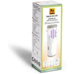 Lampe anti-nuisibles avec lampe torche à piles Ø7x20cm