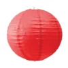 Lanterne chinoise en papier rouge