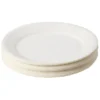 Lot de 50 assiettes en carton blanc Ø23 cm