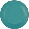 Lot de 10 assiettes en carton bleu canard Ø23 cm