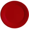 Lot de 50 assiettes en carton rouge Ø23 cm