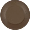 Lot de 10 assiettes en carton taupe Ø23 cm