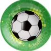 Lot de 10 assiettes jetables design Football
