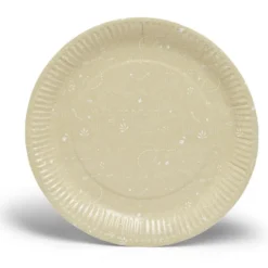 Lot de 8 assiettes motif dinosaures carton Ø23cm