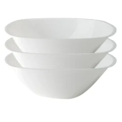 Lot de 3 bols en plastique transparent Ø27,7xH9,2cm