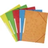 Lot de 5 chemises en carton à élastiques 24x32cm