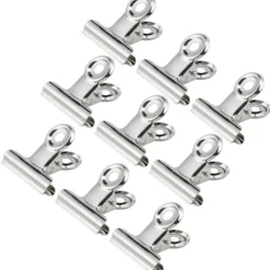 Lot de 9 clips en métal 8,5x2xH14,5cm