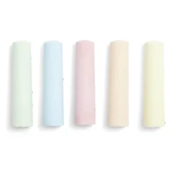 Lot de 5 craies géantes multicolore