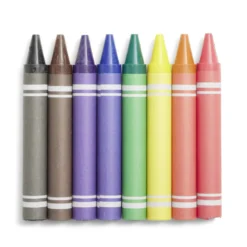 Lot de 8 crayons gras multicolore