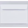 Lot de 50 enveloppes blanches avec bande auto-adhésive 11,4x16,2cm