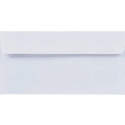 Lot de 50 enveloppes blanches avec bande auto-adhésive 11x22cm