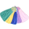 Lot de 5 essuie-mains 25x39cm 5 couleurs