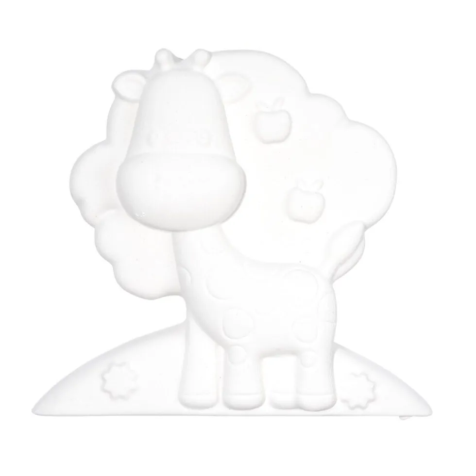 Lot de 3 figurines à peindre thème savane - Peinture et pinceau inclus