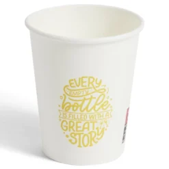 Lot de 50 gobelets jetables en carton