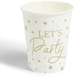 Lot de 8 gobelets Let's Party carton 24cl