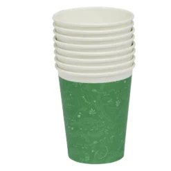 Lot de 8 gobelets motif dinosaure carton 24cl
