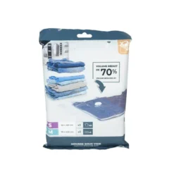 Lot de 2 housses vide air transparentes - Taille M