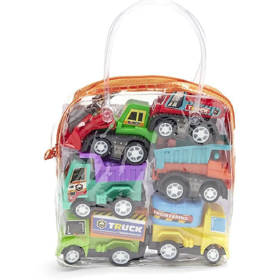 Lot de 6 jouets véhicules de chantier