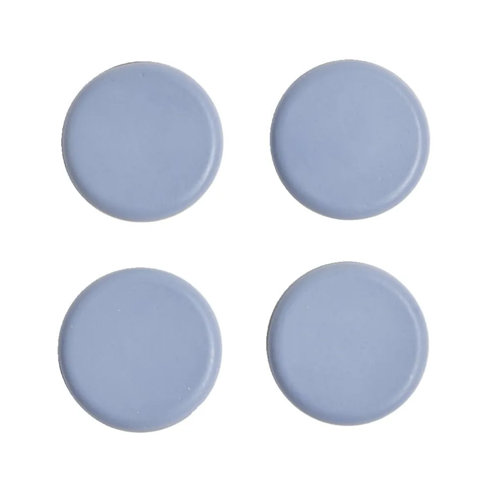 Lot de 4 patins adhésifs téflon Ø6,5cm