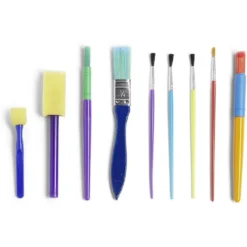 Lot de 9 pinceaux de peinture pour enfants