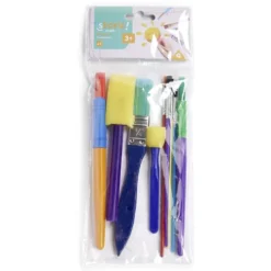 Lot de 9 pinceaux de peinture pour enfants