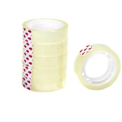 Lot de 6 rouleaux adhésifs transparents 13m x 12mm