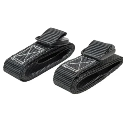 Lot de 2 sangles noires 120cm