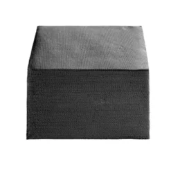 Lot de 50 serviettes cocktails noir 20x20cm