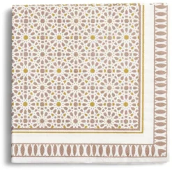 Lot de 20 serviettes papier motif oriental 33x33cm