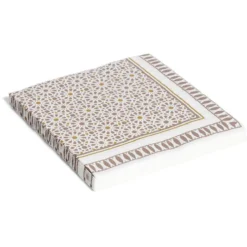 Lot de 20 serviettes papier motif oriental 33x33cm