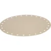 Lot de 4 sous-assiettes en carton doré décor ajouré