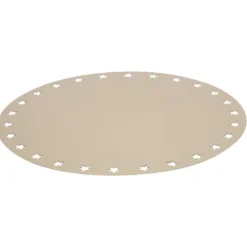 Lot de 4 sous-assiettes en carton doré décor ajouré