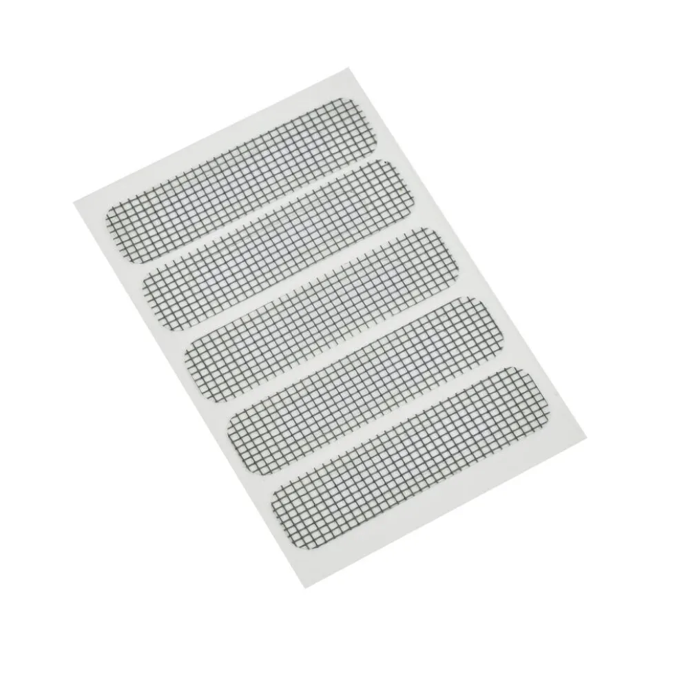 Lot de 15 stickers de réparation pour moustiquaire 1,5x6cm