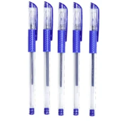 Lot de 5 stylos à encre bleue 0,6mm