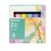 Lot de 6 tubes de peinture 3D acrylique 30ml